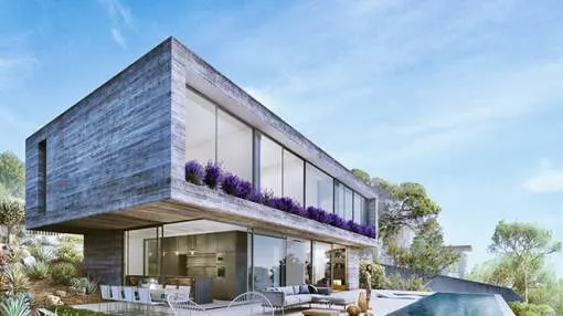 Luxuriöse Neubau Villa mit Meerblick
