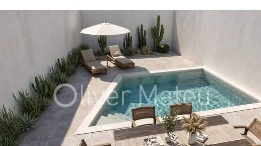 KOMPLETT RENOVIERTES MALLORQUINISCHES HAUS MIT GARAGE UND POOL