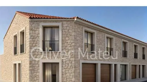 KLEINE VERKAUFSFÖRDERUNG FÜR DREI DOPPELHAUSHÄLFTE MIT GARAGE UND PRIVATEM POOL IN PORTOL