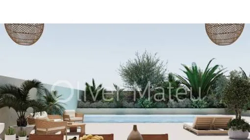 VOLLSTÄNDIG RENOVIERTES MALLORQUINISCHES HAUS MIT TERRASSE-GARTEN UND GARAGE IN SA CABANETA
