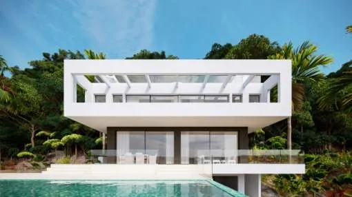 Hyper-moderne Luxusvilla mit Panoramablick in Son Vida