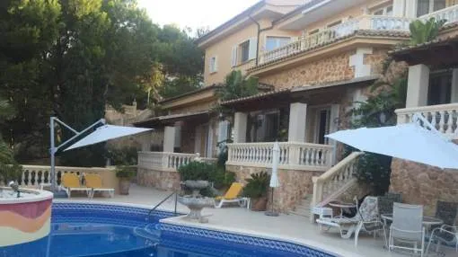 Villa mit Pool und Meerblick in Costa de la Calma