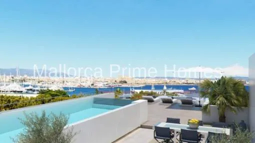 Luxury penthouse with sea views in Palma