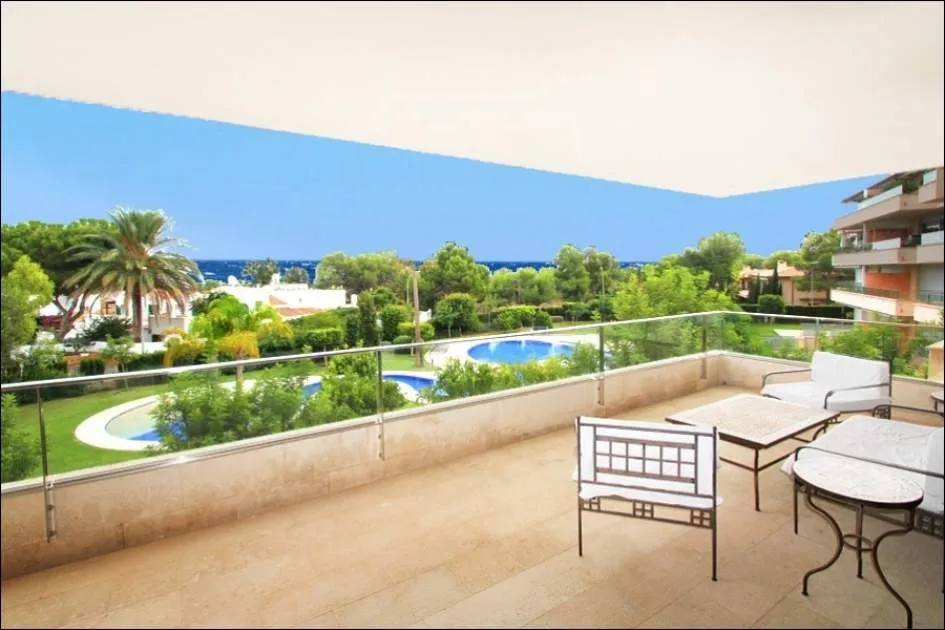 Schönes modernes Apartment mit Meerblick in Sol de Mallorca