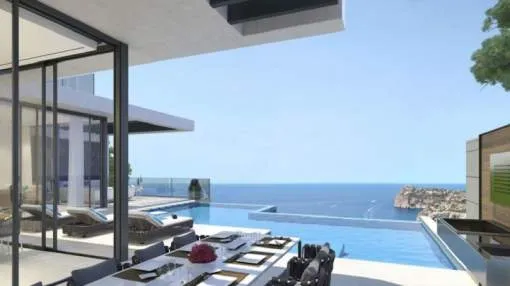 Moderne Luxus-Designer-Villa in Cala Llamp, Andratx