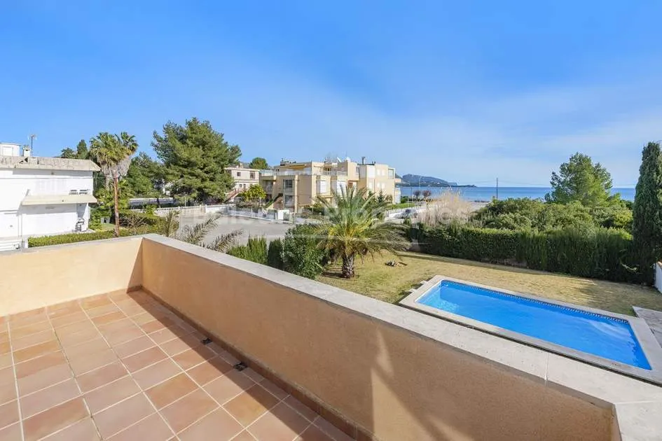 Meerblick Villa mit Schwimmbad kaufen in Puerto Pollensa, Mallorca