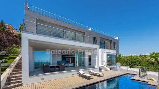 Moderne Villa mit Meerblick kaufen in Bendinat, Mallorca