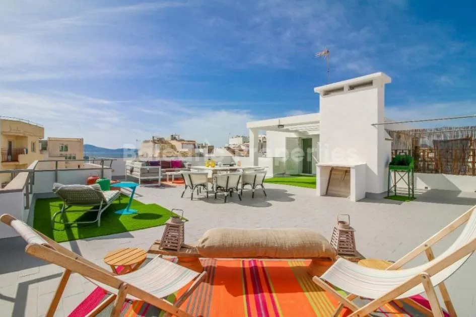 Hervorragendes Eck-Penthouse zum Verkauf in Puerto Pollensa, Mallorca