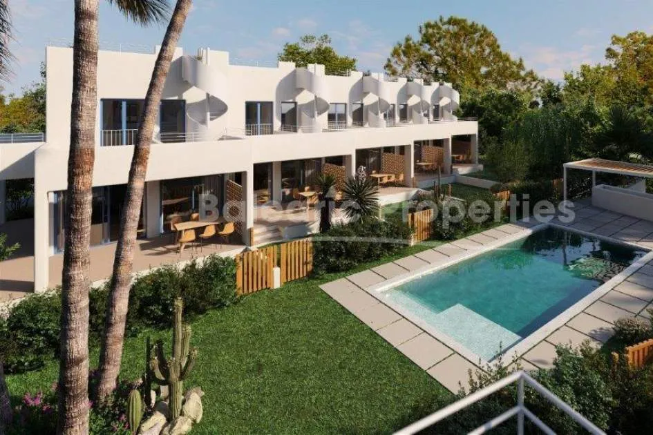 Projekt von neuen Häusern kaufen in Strandnähe in Puerto Alcudia, Mallorca