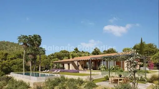 Luxuriöses Landhaus kaufen zwischen Santa Maria und Bunyola, Mallorca