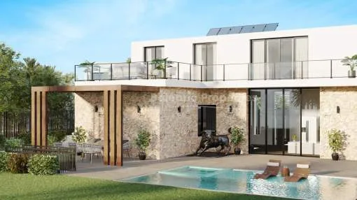 Moderne Luxusvilla mit Pool in ruhiger Lage bei Sa Rapita, Mallorca zu verkaufen