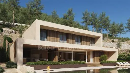 Moderne Luxusvilla mit beheiztem Pool zu verkaufen in Son Vida, Mallorca
