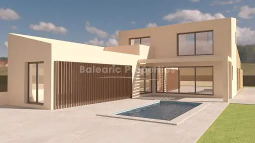 Fantastisches Grundstück mit Baugenehmigung und Projekt in Muro, Mallorca
