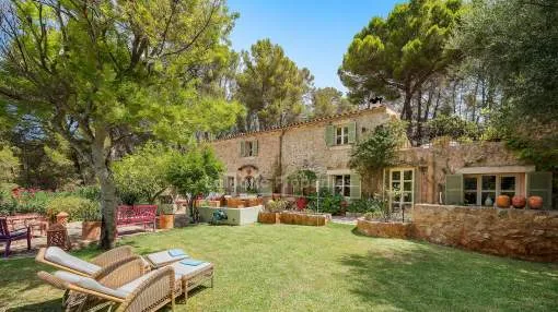 Malerische Landhausvilla in der Nähe des Dorfes S'Arraco in Andratx, Mallorca, zu verkaufen