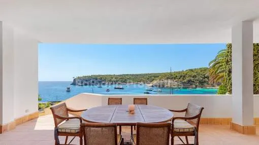 Villa in erster Meereslinie kaufen mit optionalem Bootsanlegeplatz in Portals Vells, Mallorca
