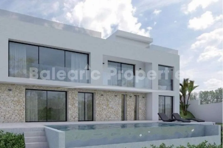 Modernes Villenprojekt kaufen in einer prestigeträchtigen Gegend von Andratx, Mallorca