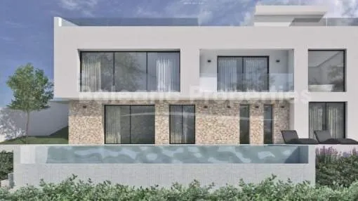 Modernes Villenprojekt kaufen in einer prestigeträchtigen Gegend von Andratx, Mallorca