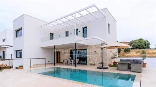 Moderne freistehende Villa mit Pool kaufen in Marratxi, nahe Palma, Mallorca