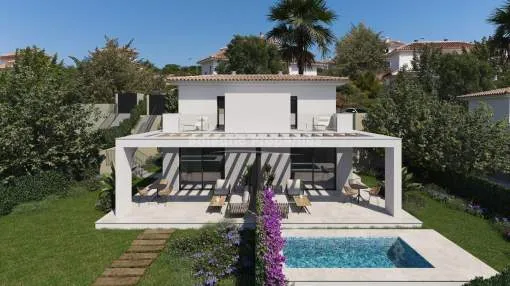 Exklusive neue Anlage mit Villen zum Verkauf in Cala Romantica, Mallorca