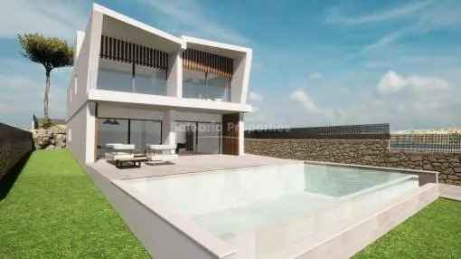 Moderne Villa in Strandnähe kaufen in Son Verí Nou nahe Palma de Mallorca