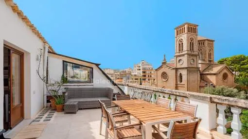 Meerblick Penthouse-Wohnung mit Terrassen zu verkaufen in Palma, Mallorca