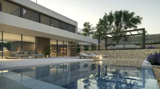 Hochmoderne Villa in einer ruhigen Gegend von Cala Vinyes, Mallorca, zu verkaufen