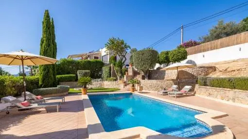 Gemütliches Dorfhaus mit schönen Aussichten kaufen im Herzen von Calvia, Mallorca