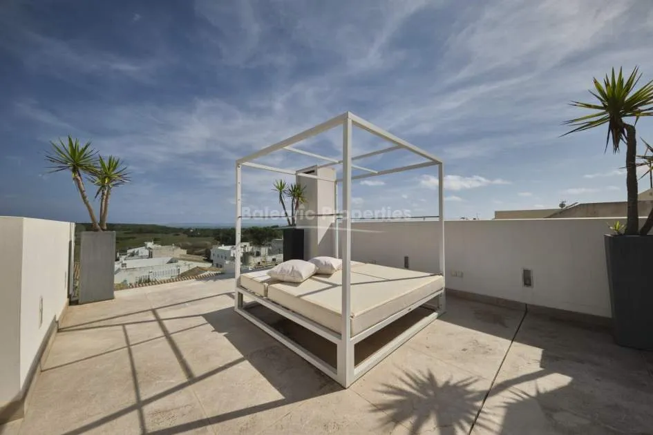 Neues Dorfhaus mit Pool zu verkaufen in Portocolom, Mallorca