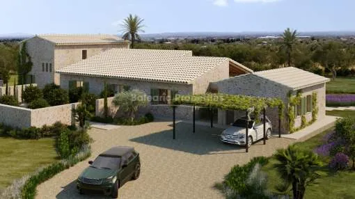 Wunderschöne rustikale Landvilla kaufen bei Binissalem, Mallorca