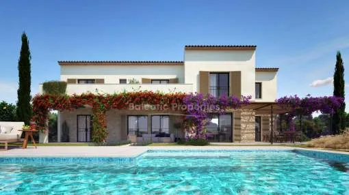 Projekt: Neubau-Landhaus mit schönen Aussichten kaufen bei Manacor, Mallorca