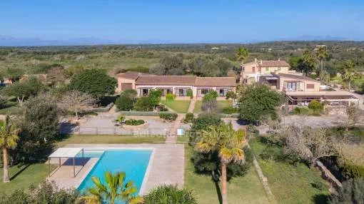 Wunderschönes Landhotel in der Landschaft von Santa Margalida, Mallorca, zu verkaufen.