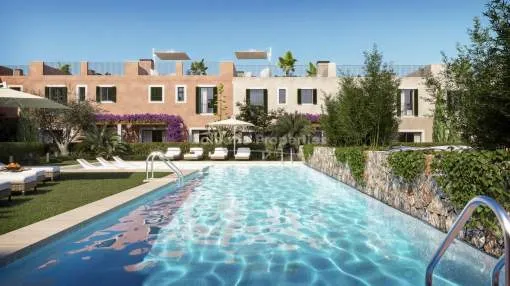 Neubauwohnungen und Doppelhaushälften zu verkaufen in Ses Salines, Mallorca