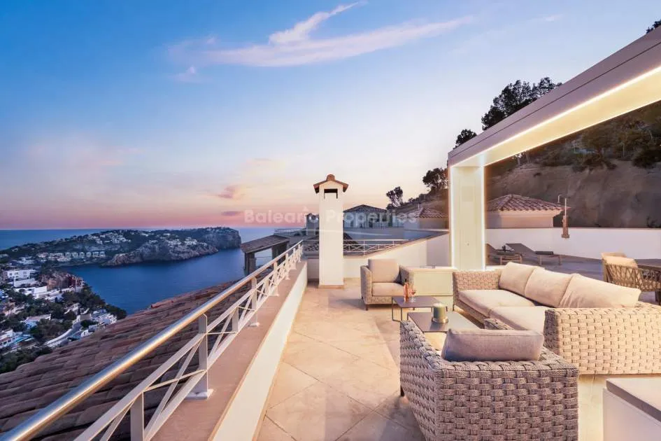 Schickes Penthouse mit Meerblick kaufen in Puerto Andratx, Mallorca