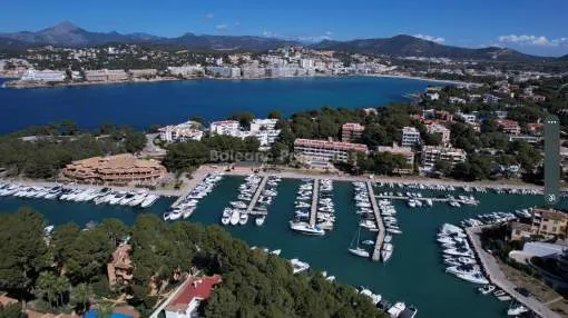 Fantastisches Investitionsgrundstück am Yachthafen in Santa Ponsa, Mallorca zu verkaufen