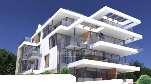 Neubau Wohnungen mit Meerblick kaufen in Sant Agusti, Mallorca