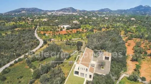 Modernes Einfamilienhaus-Projekt kaufen in der Nähe von Santanyí, Mallorca