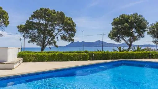 Wohnung im ersten Stock und in zweiter Meereslinie kaufen in Puerto Pollensa, Mallorca Wohnung im ersten Stock und in zweiter Meereslinie kaufen in Puerto Pollensa, Mallorca