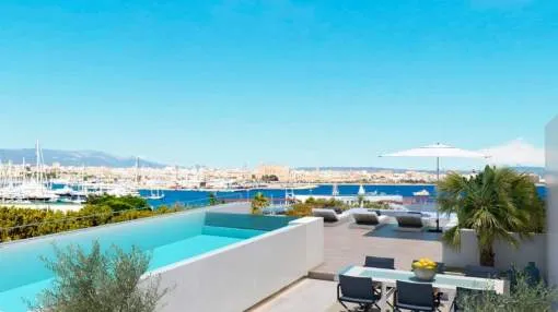 Projekt von  15 Luxus-Meerblick Apartments zu verkaufen in Palma, Mallorca