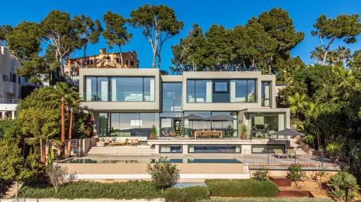 Atemberaubende Villa mit Blick auf die Bucht von Palma kaufen in Costa d`en Blanes, Mallorca