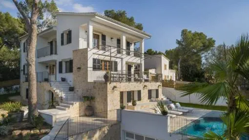 Wunderbare Villa mit beheiztem Pool kaufen in Bendinat, Mallorca