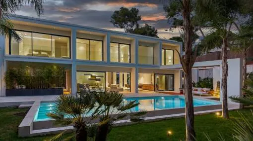 New luxury villa for sale close to the beach in Bendinat, Mallorca