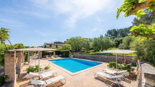Ferienhaus "Sa Rota den Palerm 1" mit Bergblick, Pool, Wlan, Garten und Terrasse