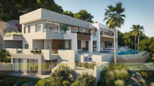Spektakuläre Neubau - Villa mit Panoramablick auf das Meer auf den Hügeln von Son Vida Spektakuläre Neubau - Villa mit Panoramablick auf das Meer auf den Hügeln von Son Vida