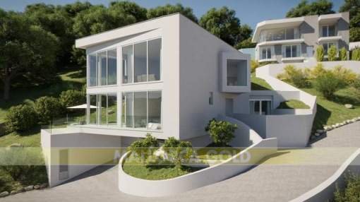 Projektierte, moderne und zeitgenössische Designer-Villen mit Meerblick Projektierte, moderne und zeitgenössische Designer-Villen mit Meerblick