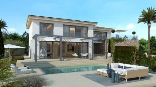 Moderne Neubau-Luxusvilla in hervorragender Lage in Santa Ponsa Moderne Neubau-Luxusvilla in hervorragender Lage in Santa Ponsa