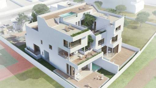 Moderne Designer-Villa direkt am Meer unterteilt in 4 Luxuswohneinheiten Moderne Designer-Villa direkt am Meer unterteilt in 4 Luxuswohneinheiten