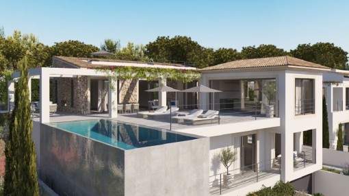 Modernes Bauprojekt in bester Lage von Nova Santa Ponsa mit Meerblick Modernes Bauprojekt in bester Lage von Nova Santa Ponsa mit Meerblick