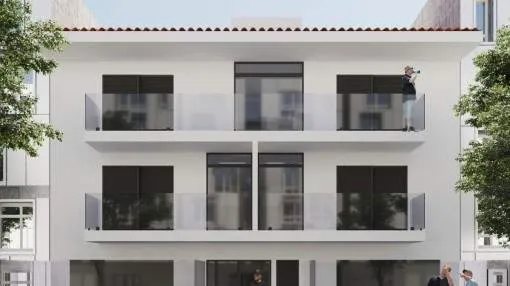 Moderne Wohnung im Bau zwischen Alcúdia und Bahía de Pollença