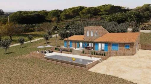 Traumhaftes Grundstück mit spektakulärem Meerblick und Basisprojekt in Roca Blanca, Portocolom Traumhaftes Grundstück mit spektakulärem Meerblick und Basisprojekt in Roca Blanca, Portocolom