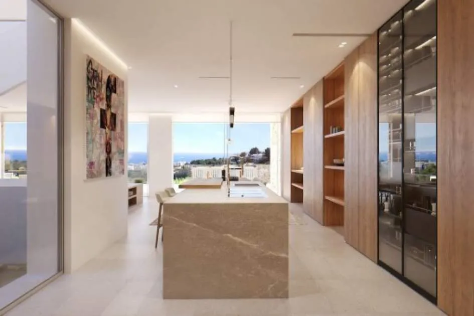 Designervilla im Bau mit spektakulärem Meerblick in Costa d'en Blanes